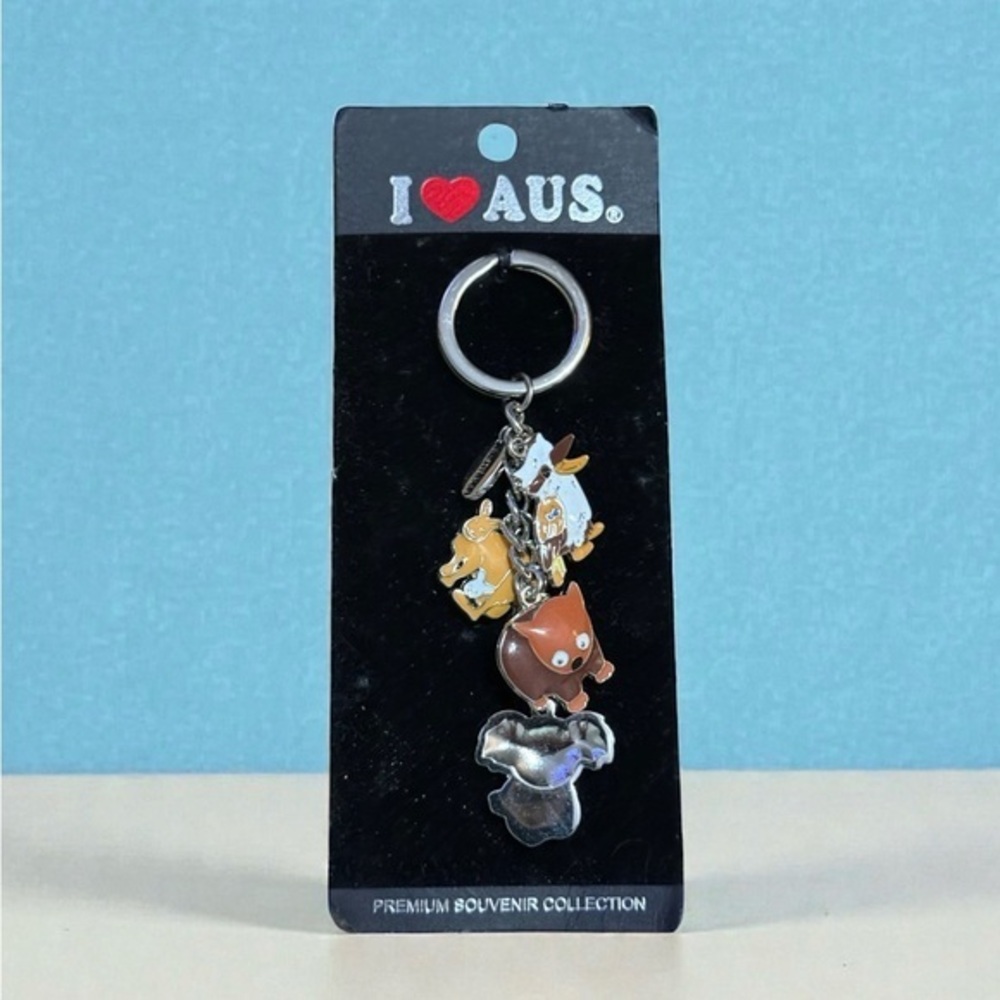 🫶🏻 I ❤️ Aussie Silver Key Holder